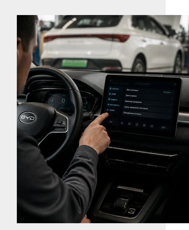 Русификация BYD E2 в Старой Руссе от 15183 р. | ФастМобиль-Срс под ключ